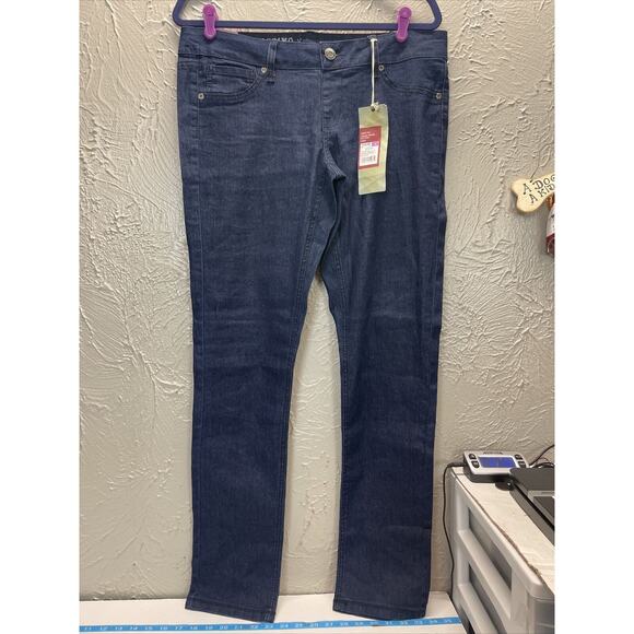 MOSSIMO Skinny Jegging‎ Stretch Low Rise Dark Wash Jeans Size 13 - Picture 1 of 6